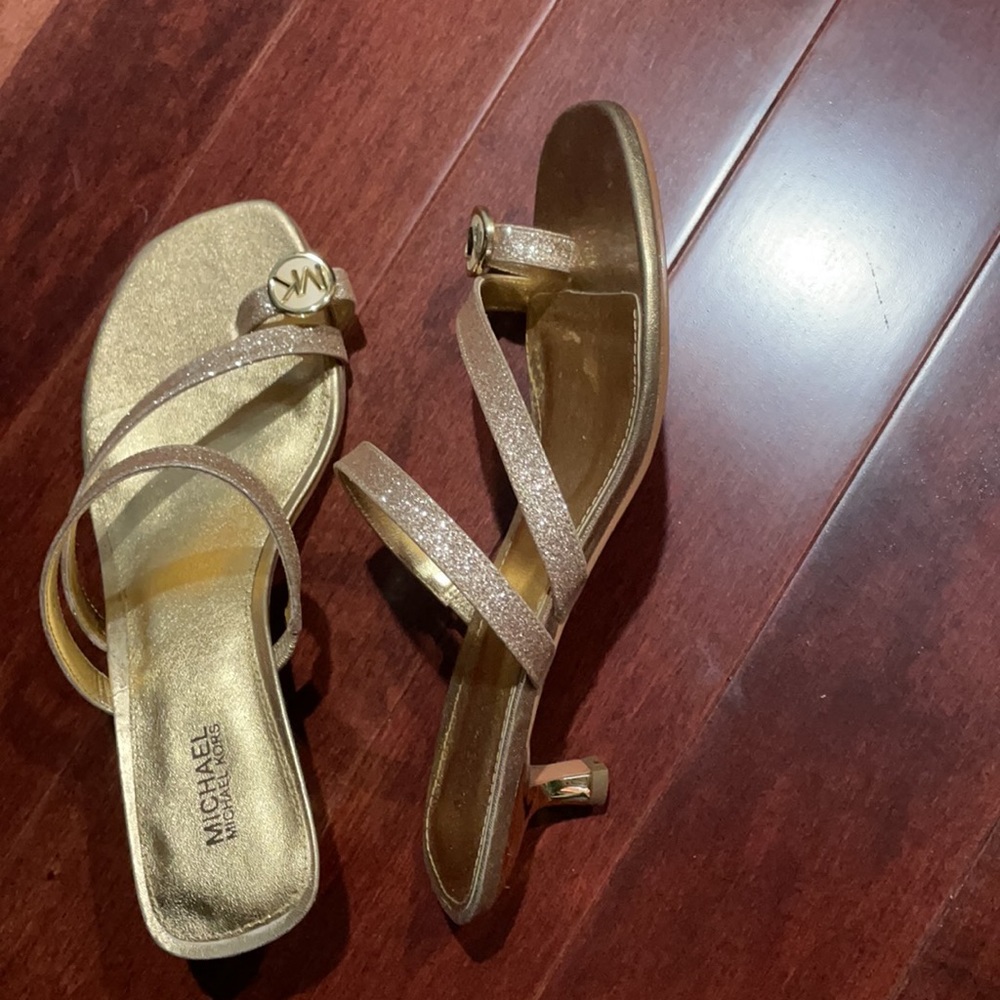 Michael Kors Gold Sandals